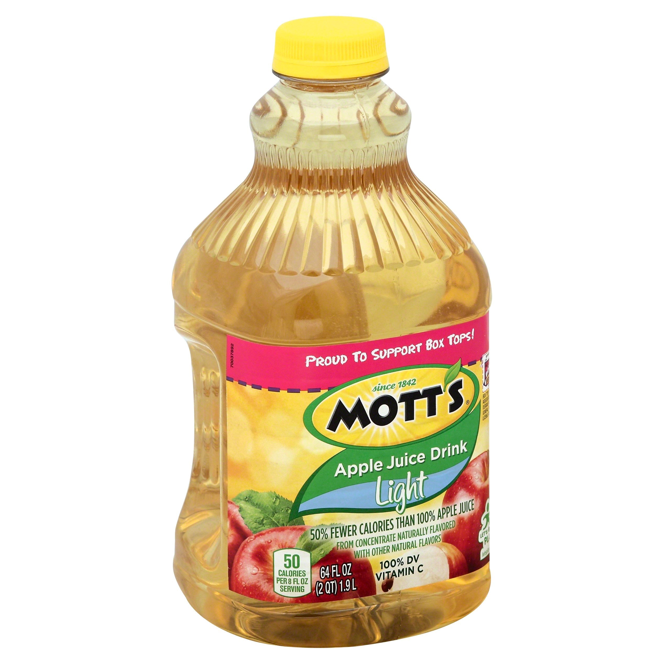 Mott's Light Apple Juice 64 FZ Pack – StockUpExpress