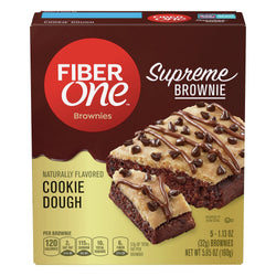 Fiber One Supreme Brownie Cookie Dough - 5.65 OZ 8 Pack