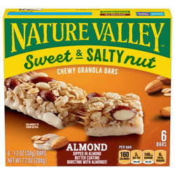 Nature Valley Sweet & Salty Nut Chewy Almond Granola Bars - 7.4 OZ 12 Pack