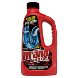 Drano Cleaner Drain Opener Max Gel - 32 FZ 12 Pack