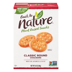 Back To Nature Classic Round Crackers - 8.5 OZ 6 Pack