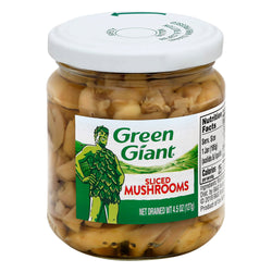 Green Giant Mushrooms Sliced - 4.5 OZ 12 Pack