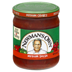 Newman's Own Medium Chunky Salsa - 16 OZ 8 Pack