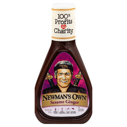 Newman's Own Dressing Light Low Fat Sesame Ginger Dressing - 16 FZ 6 Pack
