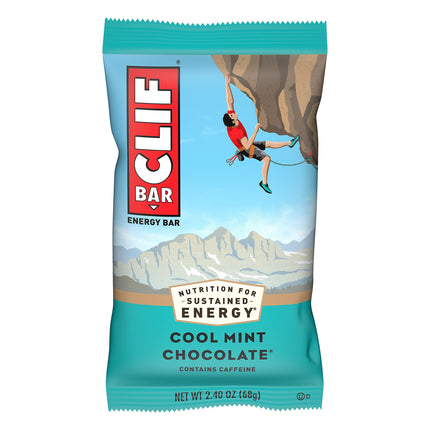 Clif Cool Mint Chocolate Energy Bars - 2.4 OZ 12 Pack