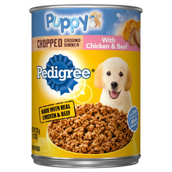 Pedigree Puppy Food Chicken Beef - 13.2 OZ 12 Pack