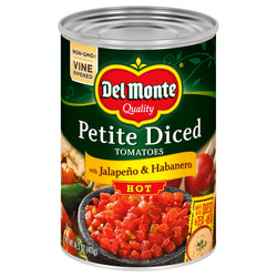 Del Monte Tomatoes Diced With Zesty Jalapenos - 14.5 OZ 12 Pack