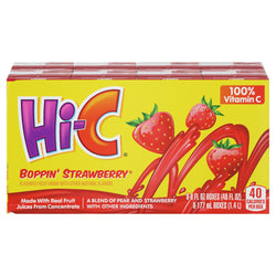 Hi-C Boppin' Strawberry - 48 FZ 5 Pack