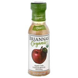 Brianna's Organic Apple Cider Vinaigrette Dressing - 10 FZ 6 Pack
