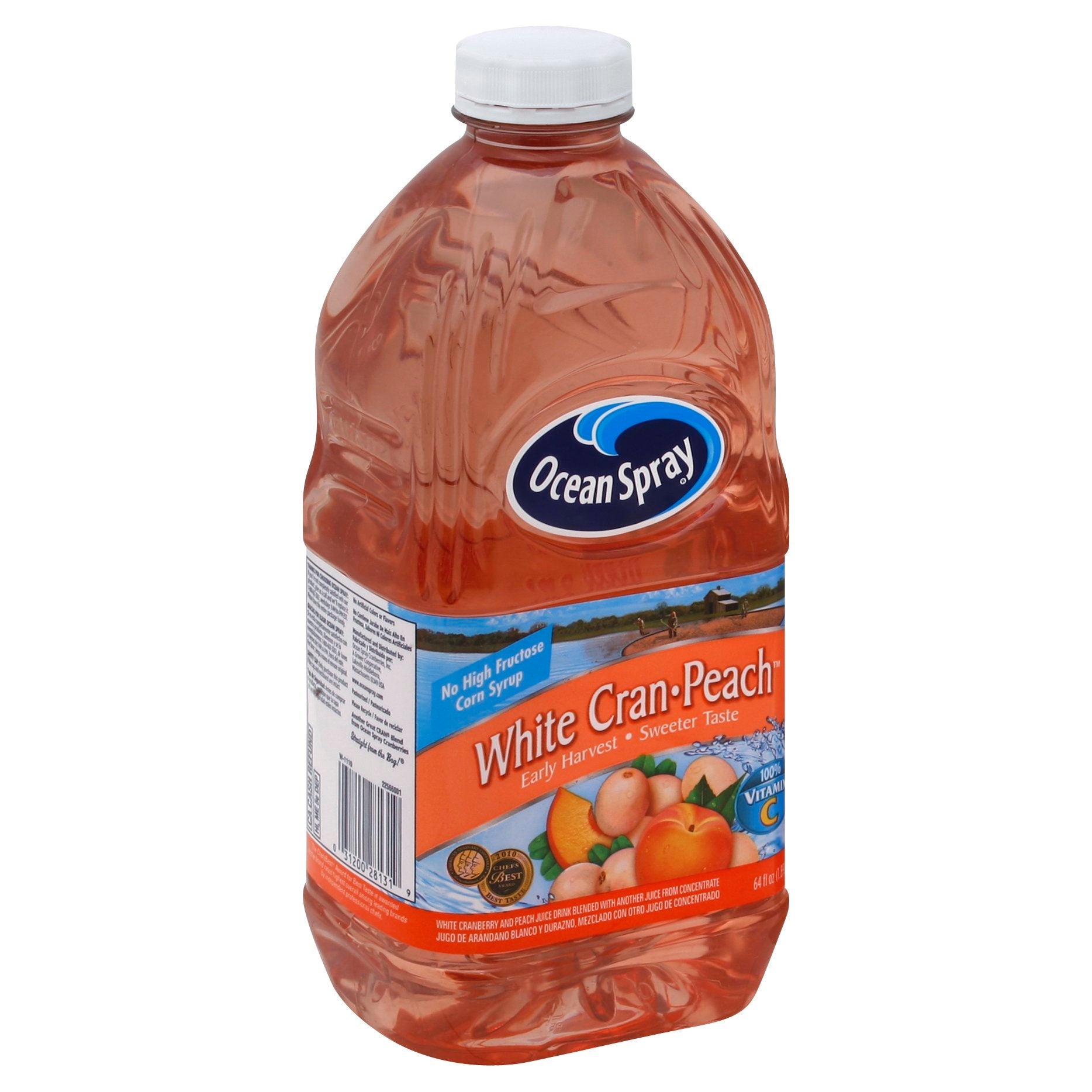 Ocean Spray White Cranberry Peach Juice 64 FZ Pack