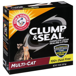 Arm & Hammer Clump & Seal Multi-Cat - 19 LB 2 Pack