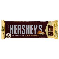 Hershey's King Size Milk Chocolate Bar With Almonds - 2.6 OZ 18 Pack