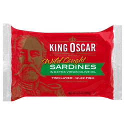 King Oscar Sardines In Olive Oil - 3.75 OZ 12 Pack