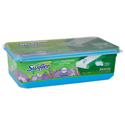 Swiffer Wet Mopping Cloths Refill Lavender Vanilla - 24 CT 6 Pack