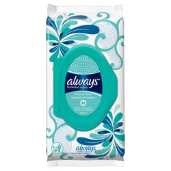 Always Feminine Wipe Fresh & Clean - 32 CT 4 Pack