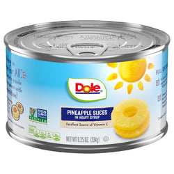 Dole Pineapple Sliced In Heavy Syrup - 8.25 OZ 12 Pack