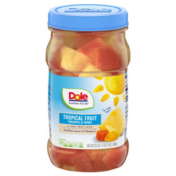 Dole Fruit Jar Tropical In 100% Juice - 23.5 OZ 8 Pack