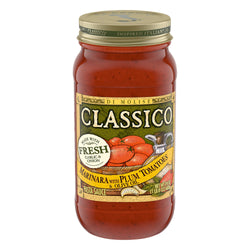 Classico Sauce Pasta Marinara With Plum Tomatoes & Olive Oil - 24 OZ 12 Pack