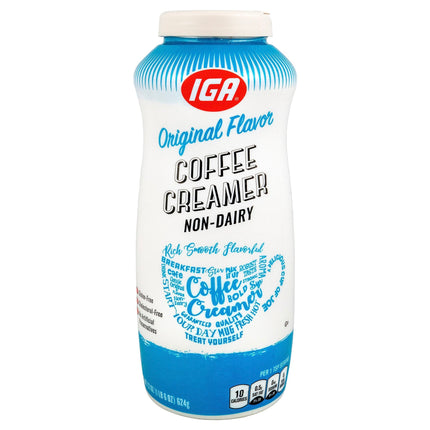 IGA Creamer Coffee Non Dairy - 22 OZ 12 Pack