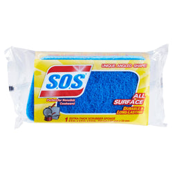 SOS Sponge All Surface Scrub - 1 CT 12 Pack