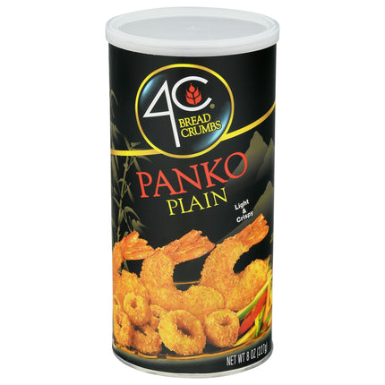 4C Bread Crumbs Canister Panko Plain - 8 OZ 12 Pack