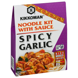 Kikkoman Spicy Garlic Noodle Kit With Sauce - 4.8 OZ 6 Pack