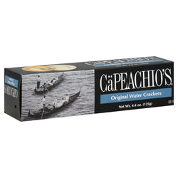 Capeachio Original Water Cracker - 4.4 OZ 12 Pack