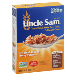 Uncle Sam Wheat Berry Flakes Cereal - 10 OZ 12 Pack