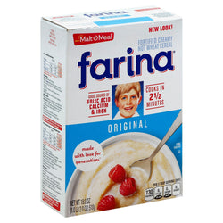 Farina Original Hot Wheat Cereal - 18 OZ 10 Pack