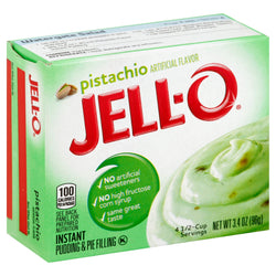 Jell-O Mix Pudding Instant Pistachio - 3.4 OZ 24 Pack