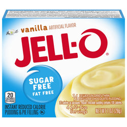 Jell-O Mix Pudding Instant Sugar Free Vanilla - 1 OZ 24 Pack