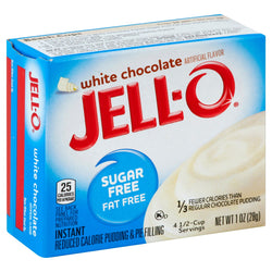 Jell-O Mix Pudding Sugar Free White Chocolate - 1 OZ 24 Pack
