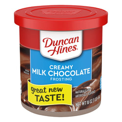 Duncan Hines Creamy Home-Style Milk Chocolate Frosting - 16 OZ 8 Pack