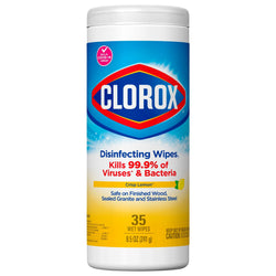 Clorox Wipes Disinfecting Lemon Fresh - 35 CT 12 Pack