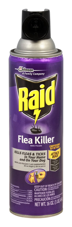 Raid Bug Killer Flea - 16 OZ 6 Pack