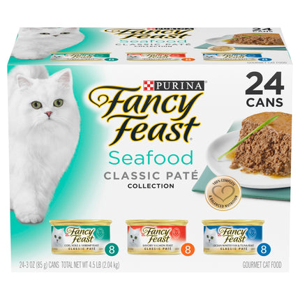 Fancy Feast Seafood Collection - 3 OZ Cans 24 Pack