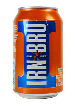 Great Scot International DBA Scottish Specialty Foods IRN-BRU Mixed Fruit Flavored Soda, 11.1oz Cans - 11.1 FL OZ 24 Pack