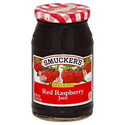 Smucker's Jam Seedless Raspberry - 18 OZ 12 Pack