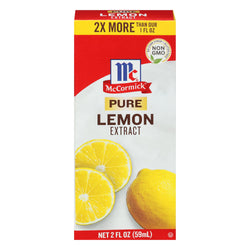 McCormick Pure Lemon Extract - 2 FZ 6 Pack