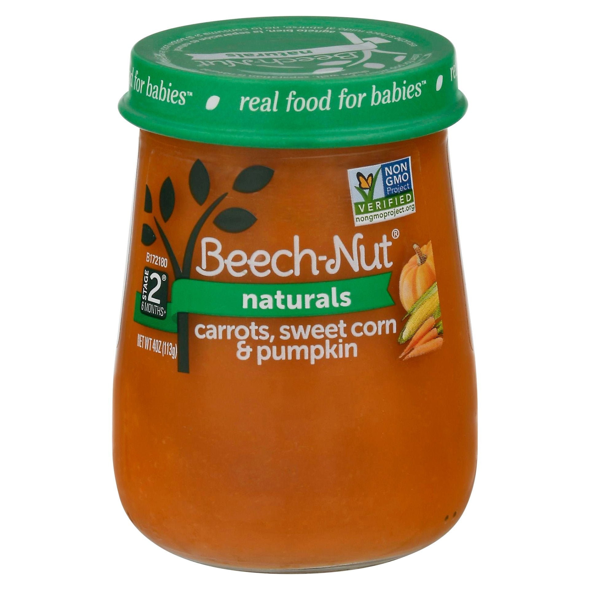 Sweet Corn Beechnut Just Pumpkin Beech-Nut Organics Stage Organic Baby Food, Pumpkin, Oz Jar