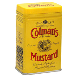 Colman's Superfine Dry Yellow Mustard Tin - 2 OZ 12 Pack