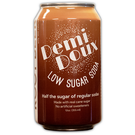 New Libations Demi Doux Low Sugar Root Beer Soda - 12 FL OZ 24 Pack