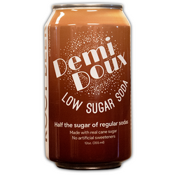 New Libations Demi Doux Low Sugar Root Beer Soda - 12 FL OZ 24 Pack