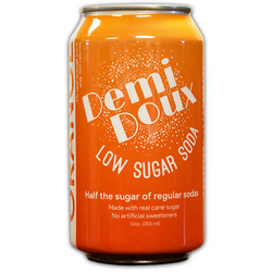 New Libations Demi Doux Low Sugar Orange Soda (24-pack) - 12 FL OZ 24 Pack