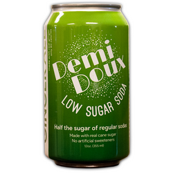 New Libations Demi Doux Low Sugar Ginger Ale Soda (24-pack) - 12 FL OZ 24 Pack