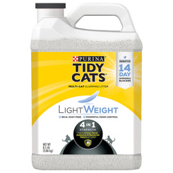 Purina Tidy Cats Multi-Cat Clumping Litter Light Weight 4 In 1 Strength - 8.5 LB 2 Pack