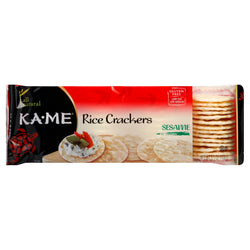 Ka-Me Gluten Free Sesame Rice Crackers - 3.5 OZ 12 Pack