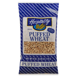 Hospitality Puffed Wheat Cereal - 6 OZ 12 Pack