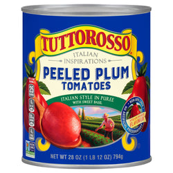 Tuttorosso Italian Inspirations Peeled Plum Tomatoes - 28 OZ 6 Pack