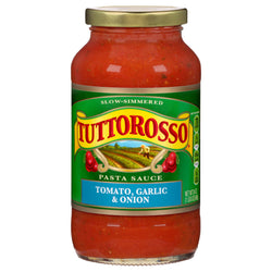 Tuttorosso Pasta Sauce Garlic & Onion - 24 OZ 12 Pack